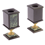 Настольный письменный набор из нефрита на ножках Executive Recruitment варинант исполнения - 3 | Loft Concept в Самаре