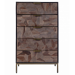 Высокая тумба с выдвижными ящиками Mosaic варинант исполнения - 1 | Loft Concept в Самаре