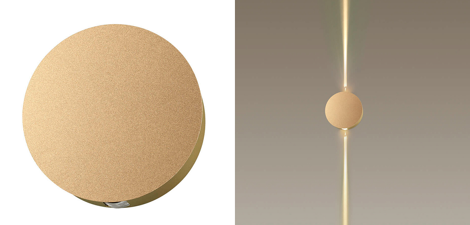 Спот Jedi Beam Sconce Circle gold - Loft-Concept в Самаре