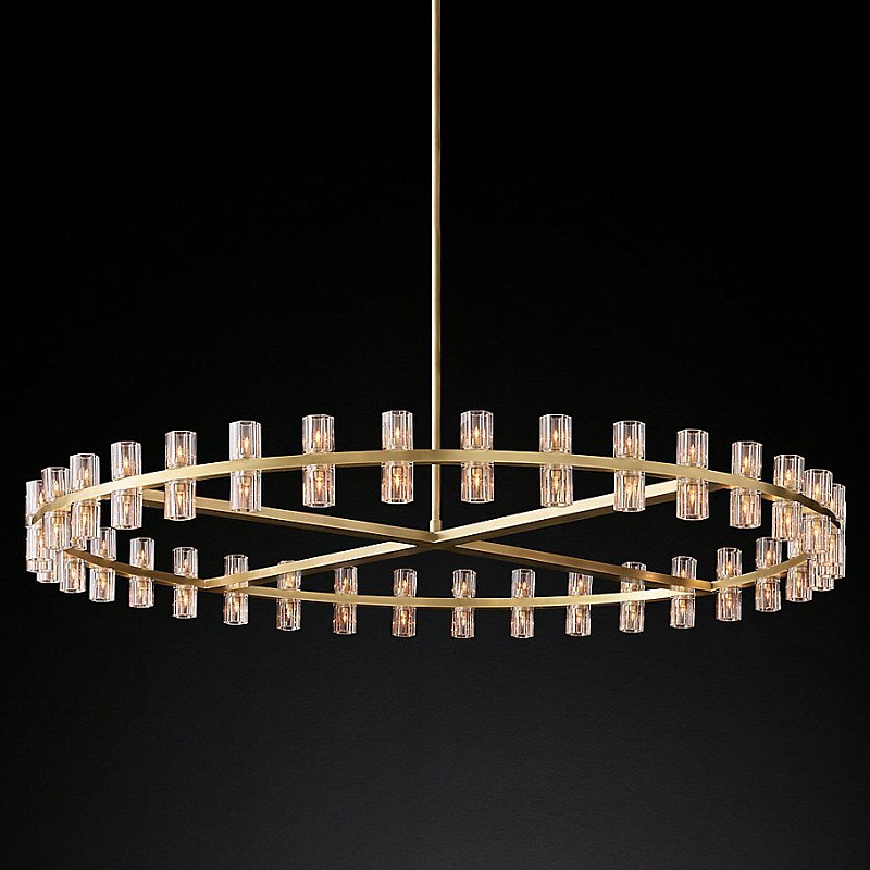Люстра Restoration Hardware Arcachon Round Chandelier Латунь Прозрачный Люстра Restoration Hardware Arcachon Round Chandelier Латунь Прозрачный в Самаре | Loft Concept