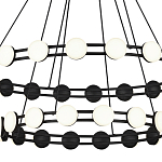 Люстра двухъярусная с круглыми светодиодными источниками света Maxine Light варинант исполнения - 5 | Loft Concept в Самаре