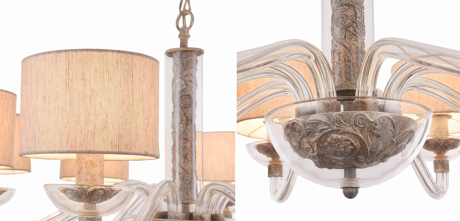 Люстра Sabella Light Chandelier 8 lamp Люстра Sabella Light Chandelier 8 lamp - Loft-Concept в Самаре