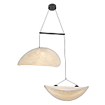 Подвесной светильник с белыми плафонами в форме облака Диаметр 60+60 см Cloud Junction варинант исполнения - 1 | Loft Concept в Самаре