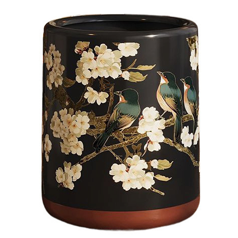 Мусорное ведро в китайском стиле Flower Trash Can Мульти Мусорное ведро в китайском стиле Flower Trash Can Мульти в Самаре | Loft Concept