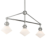 Люстра линейная с ромбовидными плафонами Pointed Diamond Shade варинант исполнения - 2 | Loft Concept в Самаре