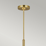 Люстра с 6-ю лампами на тонких изогнутых рожках в современном стиле Feiss варинант исполнения - 3 | Loft Concept в Самаре