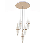 Люстра подвесная с прозрачными фактурными плафонами Reflection of Light варинант исполнения - 1 | Loft Concept в Самаре