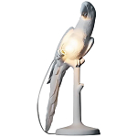 Настольная лампа в виде попугая White Parrot Table Lamp варинант исполнения - 1 | Loft Concept в Самаре