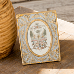 Декоративный постер в раме с рельефным растительным узором арабески New Collection of Arabesques Poster варинант исполнения - 5 | Loft Concept в Самаре