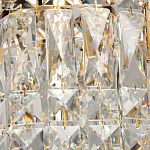 Потолочный светильник круглый с прозрачными подвесками Lunet варинант исполнения - 5 | Loft Concept в Самаре