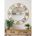 Зеркало настенное в металлическом обрамлении Mirror Golden Portal варинант исполнения - 3 | Loft Concept в Самаре