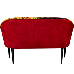 Диван двухместный из натурального бука красный с цветным принтом Impressionism in Art варинант исполнения - 2 | Loft Concept в Самаре