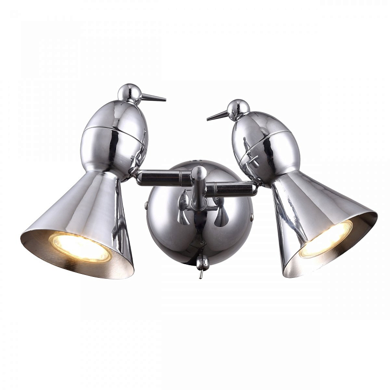Бра Atelier Areti Alouette two Wall Lamp chrome Хром Бра Atelier Areti Alouette two Wall Lamp chrome Хром в Самаре | Loft Concept