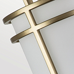 Бра с геометрическим каркасом и матовым белым цилиндрическим плафоном Feiss варинант исполнения - 2 | Loft Concept в Самаре