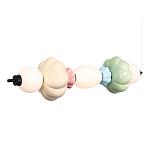 Подвесной светильник линейный с керамическими элементами 24W LED Fragrant Light варинант исполнения - 4 | Loft Concept в Самаре