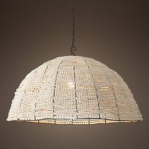 Люстра Clay Bead Dome Pendant White 40