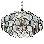 Люстра с каскадом из круглых стеклянных дисков Small Round Sequins варинант исполнения - 2 | Loft Concept в Самаре