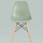 Пластиковый стул на ножках из массива бука Eames Mint варинант исполнения - 3 | Loft Concept в Самаре