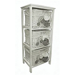 Стеллаж для детской с животными с плетенными корзинами Cute Elephant варинант исполнения - 2 | Loft Concept в Самаре