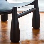 Кресло черно-белое со съемными подушками Celebrity варинант исполнения - 5 | Loft Concept в Самаре