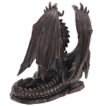 Декоративная статуэтка Дракон Dragon Dark Bronze Statuette варинант исполнения - 4 | Loft Concept в Самаре