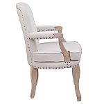 Кресло Aubrey Classical Armchair beige flax варинант исполнения - 2 | Loft Concept в Самаре