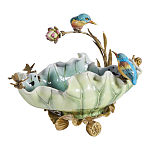 Чаша в виде листка лотоса с птицами Eden Garden варинант исполнения - 1 | Loft Concept в Самаре