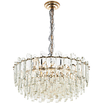 Круглая многоярусная люстра с хрустальным декором Cascade Waterfall Crystal Chandelier 12 варинант исполнения - 2 | Loft Concept в Самаре