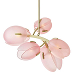 Дизайнерский Светильник Lilly Pink Tulip Lamp розовый плафон  варинант исполнения - 1 | Loft Concept в Самаре