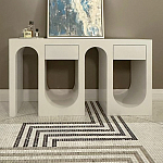 Белая консоль с ящиками Endor White варинант исполнения - 1 | Loft Concept в Самаре