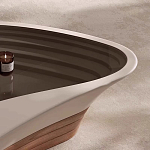 Журнальный столик фигурный со стеклянной столешницей Table Drop варинант исполнения - 4 | Loft Concept в Самаре