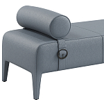 Кушетка Cuba из натуральной кожи с валиком  варинант исполнения - 3 | Loft Concept в Самаре