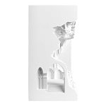 Встраиваемый в стену гипсовый светильник под покраску с эффектом разрушенной стены Antiquity Athena варинант исполнения - 4 | Loft Concept в Самаре