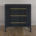 Комод Primo с 3 выдвижными ящиками Черный дуб варинант исполнения - 1 | Loft Concept в Самаре