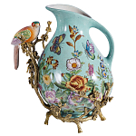 Кувшин с птичкой и  цветочным рисунком Blue Garden варинант исполнения - 1 | Loft Concept в Самаре