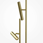 Напольный торшер светодионый золотой Lumen Duo варинант исполнения - 2 | Loft Concept в Самаре