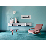 Дизайнерская подвесная полка Gio Ponti D.355.1 - D.355.2 Hanging Bookcase варинант исполнения - 3 | Loft Concept в Самаре