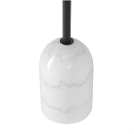 Кофейный столик с круглой чёрной столешницей и мраморным основанием Exquisite Practicality варинант исполнения - 3 | Loft Concept в Самаре