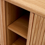 Буфет с 2-мя раздвижными дверцами из ясеневого шпона Toinette варинант исполнения - 3 | Loft Concept в Самаре