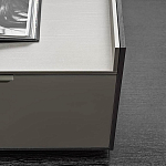 Дизайнерский комод серый с глянцевым фасадом Darren варинант исполнения - 1 | Loft Concept в Самаре