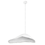 Подвесной светильник с асимметричным волнообразным абажуром и фактурной бахромой по краю Tactile Line варинант исполнения - 4 | Loft Concept в Самаре