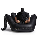 Дизайнерское кожаное кресло в форме руки Poltronova Joe Whip Armchair варинант исполнения - 8 | Loft Concept в Самаре