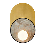 Бра с каменным диском в металлической раме Sandstone Painting варинант исполнения - 1 | Loft Concept в Самаре