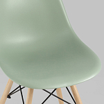 Пластиковый стул на ножках из массива бука Eames Mint варинант исполнения - 7 | Loft Concept в Самаре