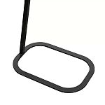 Столик приставной с прямоугольной серой столешницей Steel Stable Table варинант исполнения - 3 | Loft Concept в Самаре