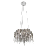 Люстра подвесная круглая с изогнутыми металлическими дугами и ниспадающими цепочками 65 см Atlantis Chain варинант исполнения - 12 | Loft Concept в Самаре