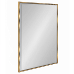 Зеркало прямоугольное в фактурной золотой раме Reflective Fabric варинант исполнения - 1 | Loft Concept в Самаре