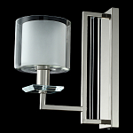 Бра с геометрическим каркасом из металла и цилиндрическим стеклянным плафоном Laurent варинант исполнения - 3 | Loft Concept в Самаре