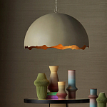 Подвесной светильник в форме купола с сочетанием золотого и оливкового цвета Eggshell варинант исполнения - 3 | Loft Concept в Самаре