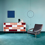 Дизайнерский широкий комод с ящиками Gio Ponti D.655.1 D.655.2 Chest of Drawers варинант исполнения - 3 | Loft Concept в Самаре